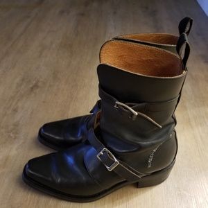 Harley Davidson black leather boots